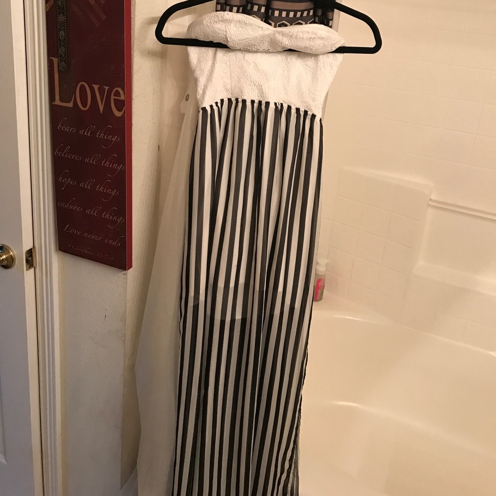 Maxi striped dress