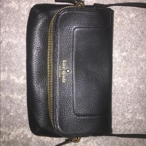 Small black Kate Spade Crossbody bag- Like new!