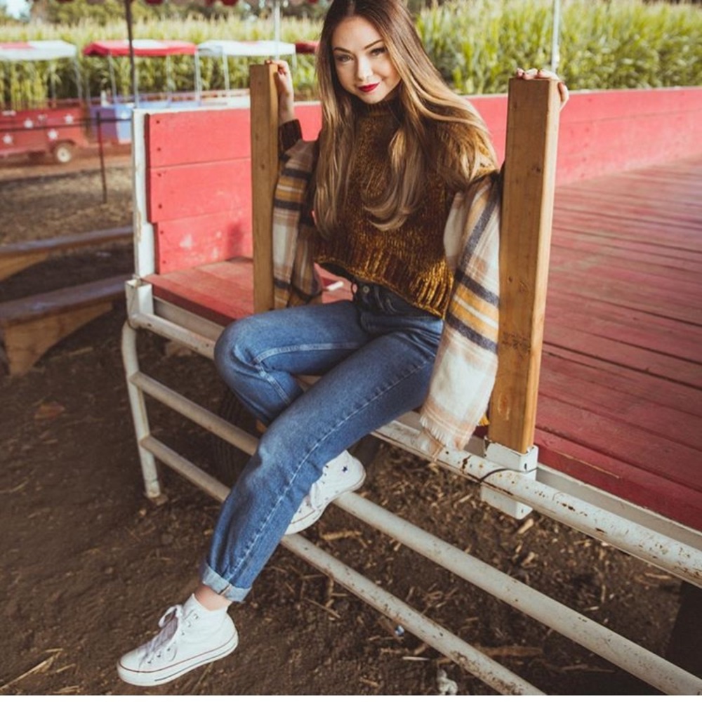 Mustard Chenille Zara Sweater - Meredith Foster