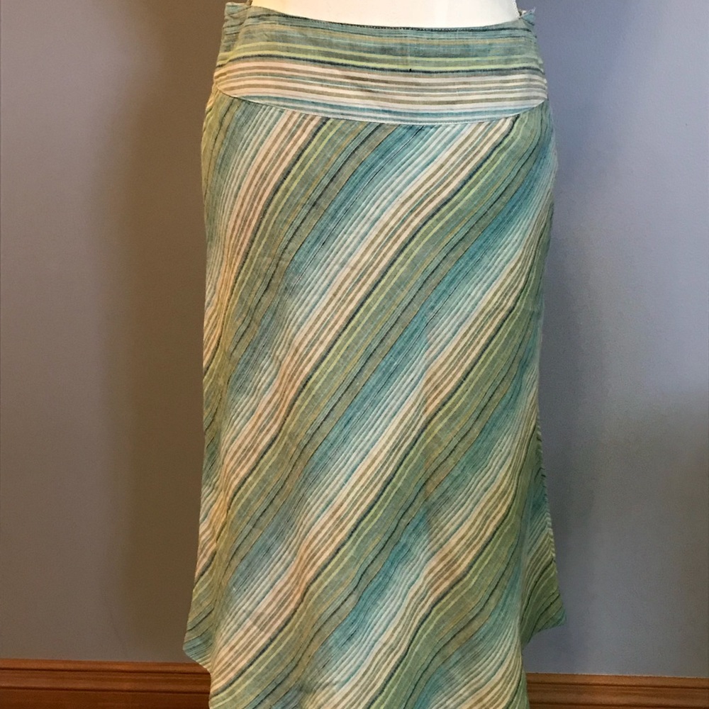 Morona Linen A-Line Skirt