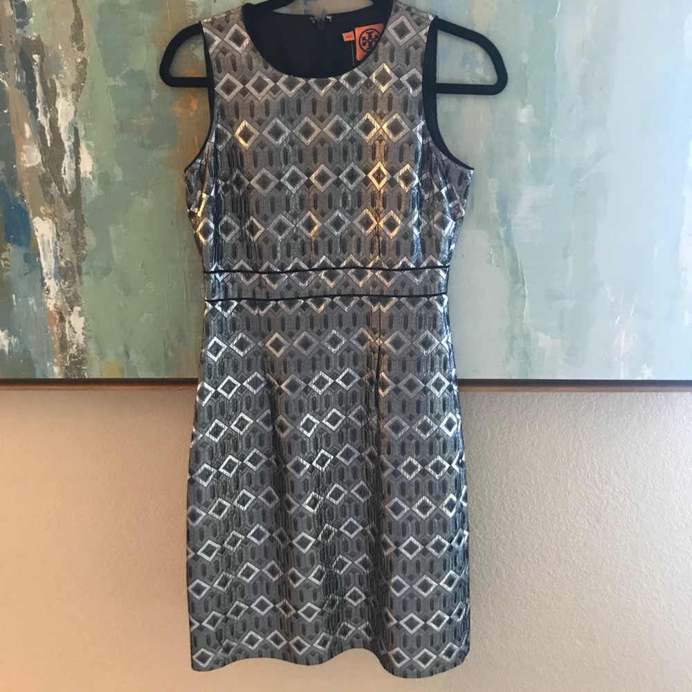 Tory Burch metallic dress