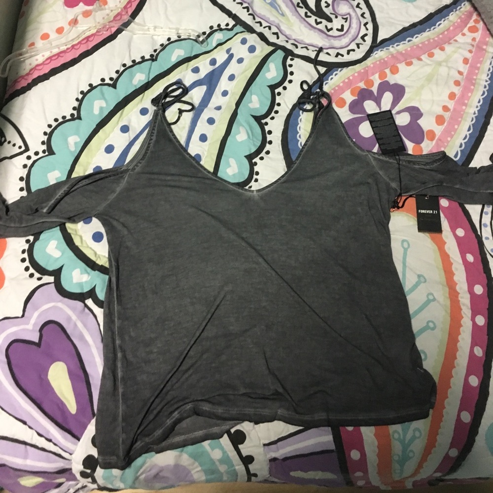 a cold shoulder top