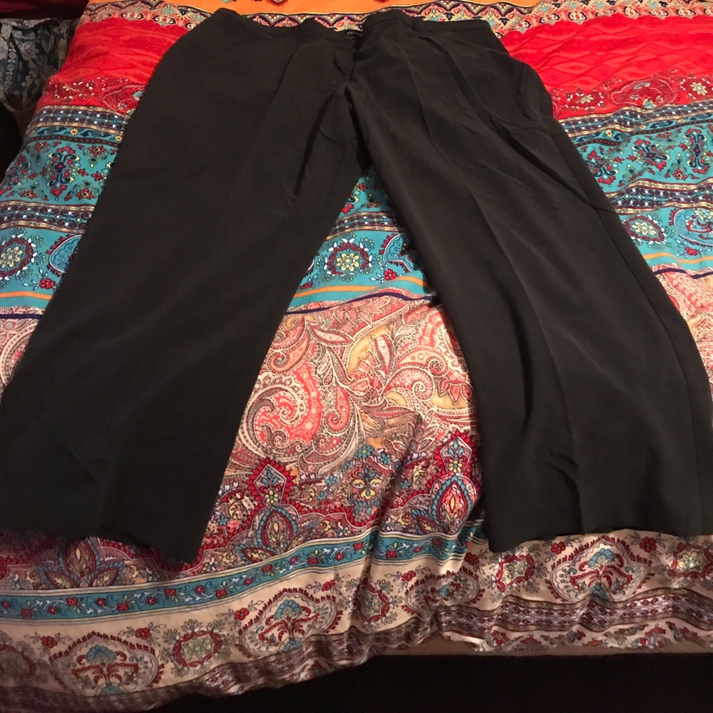 George petite black dress pant sz 22wp