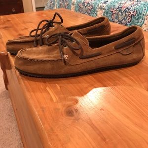 Men’s Sperry Shore Leave 2-Eye Suede Boat Shoe