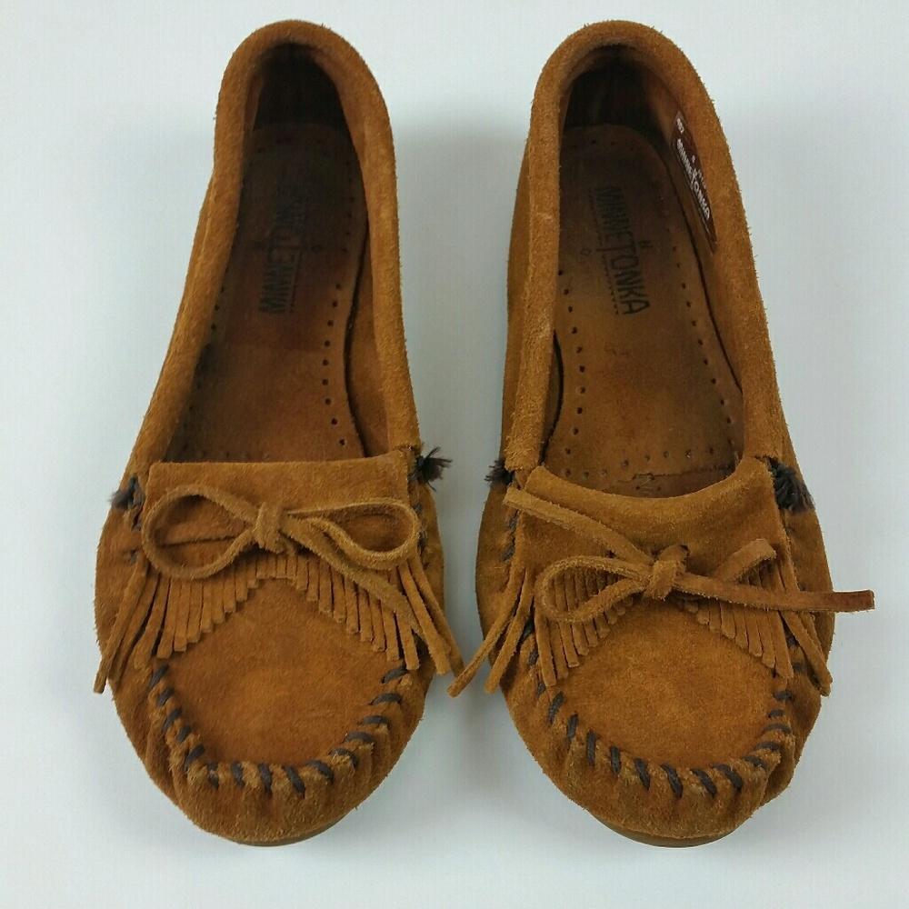 Minnetonka Suede Moccasins