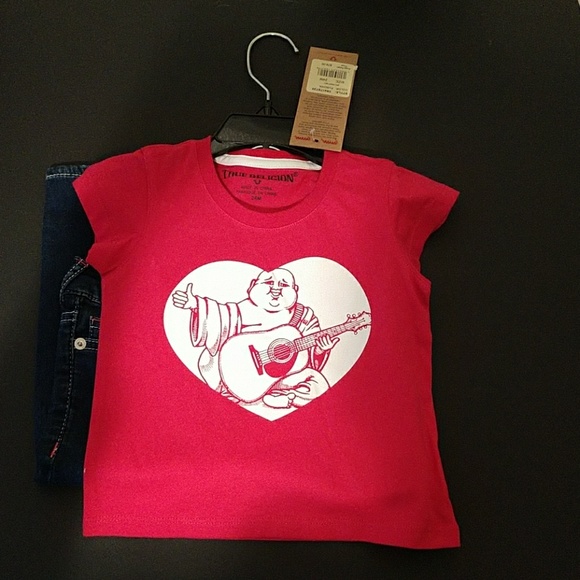 🎈 True Religion Girls 2 pc set, NWT, Sz 24 months - Picture 2 of 8