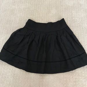 EUC Forever 21 dressy black flounced miniskirtXS