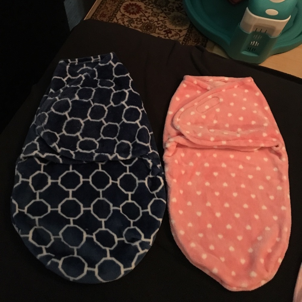 Minky Swaddle wrap blankets