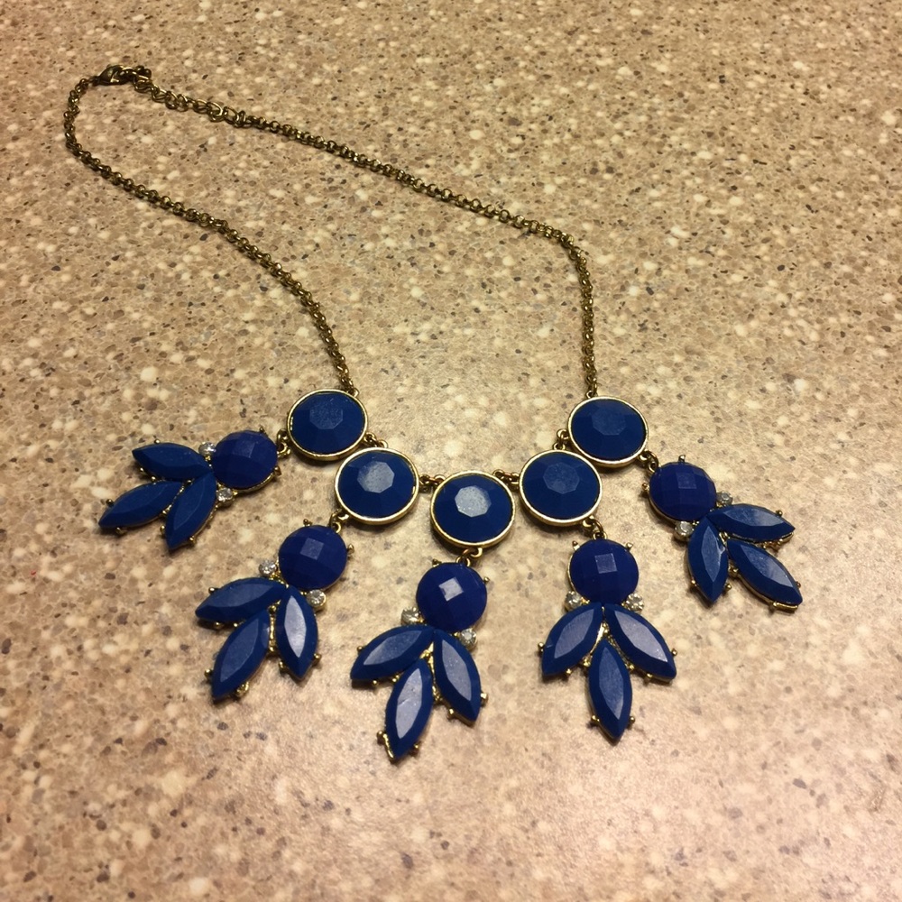 Royal Blue Statement Necklace