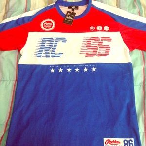 Young & reckless jersey style shirt