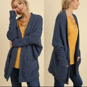 Cozy Blue Cardigan