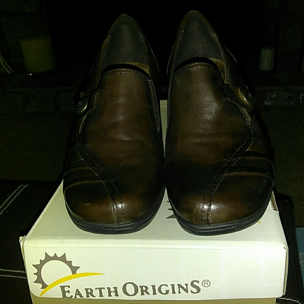 Worn around the house, all leather