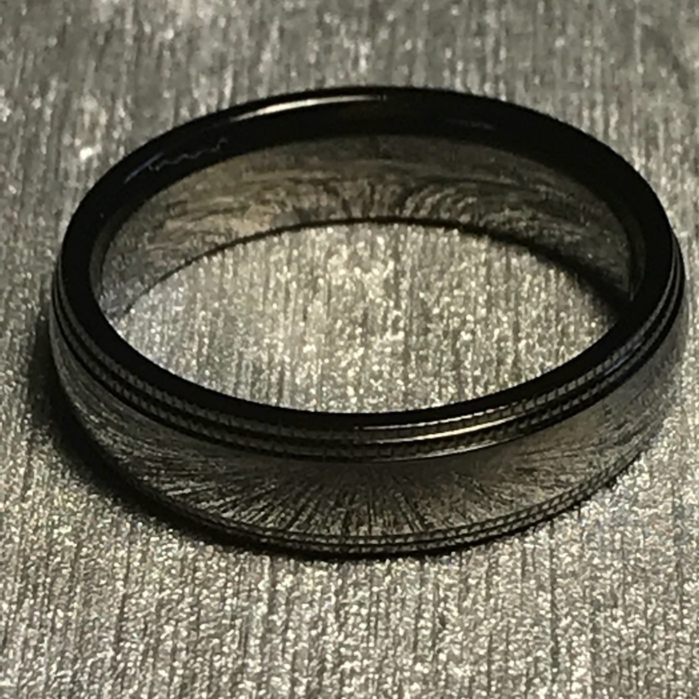 Titanium Steel Black Band