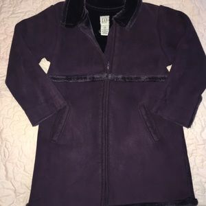 Girls Gap Suede Jacket w/ Fur Inside