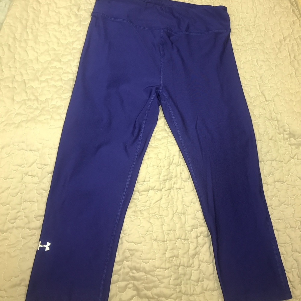 Under Armour dark purple workout pants