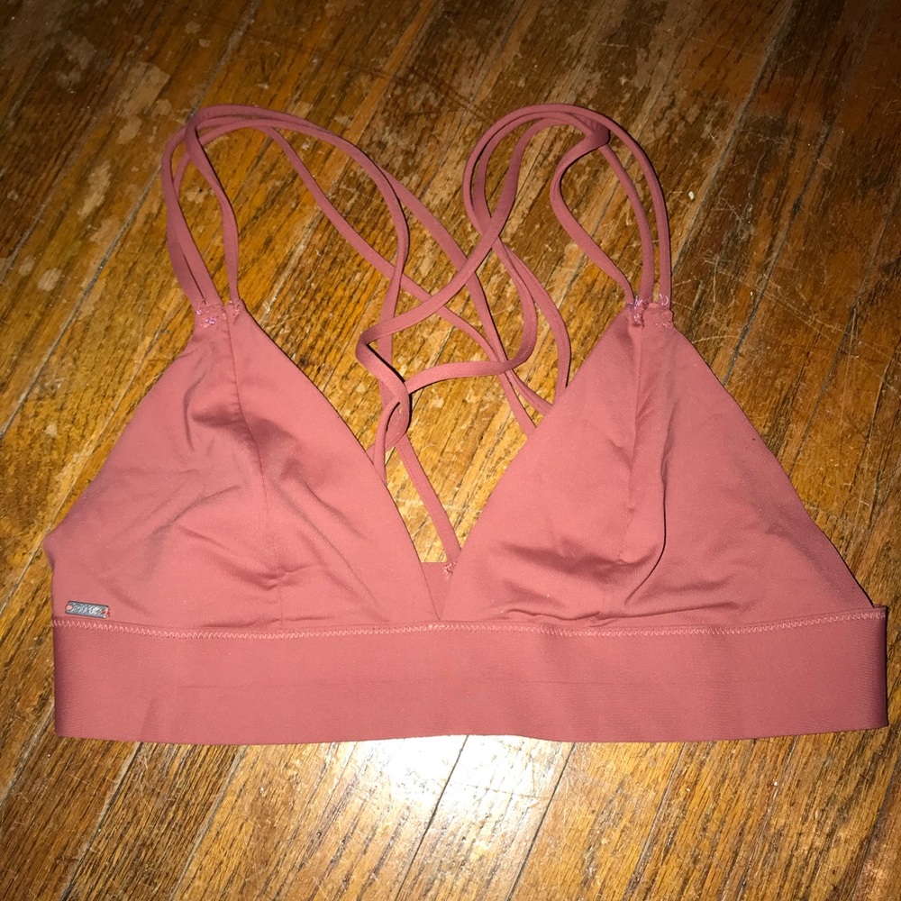 Mauve Strappy VS Pink Bralette