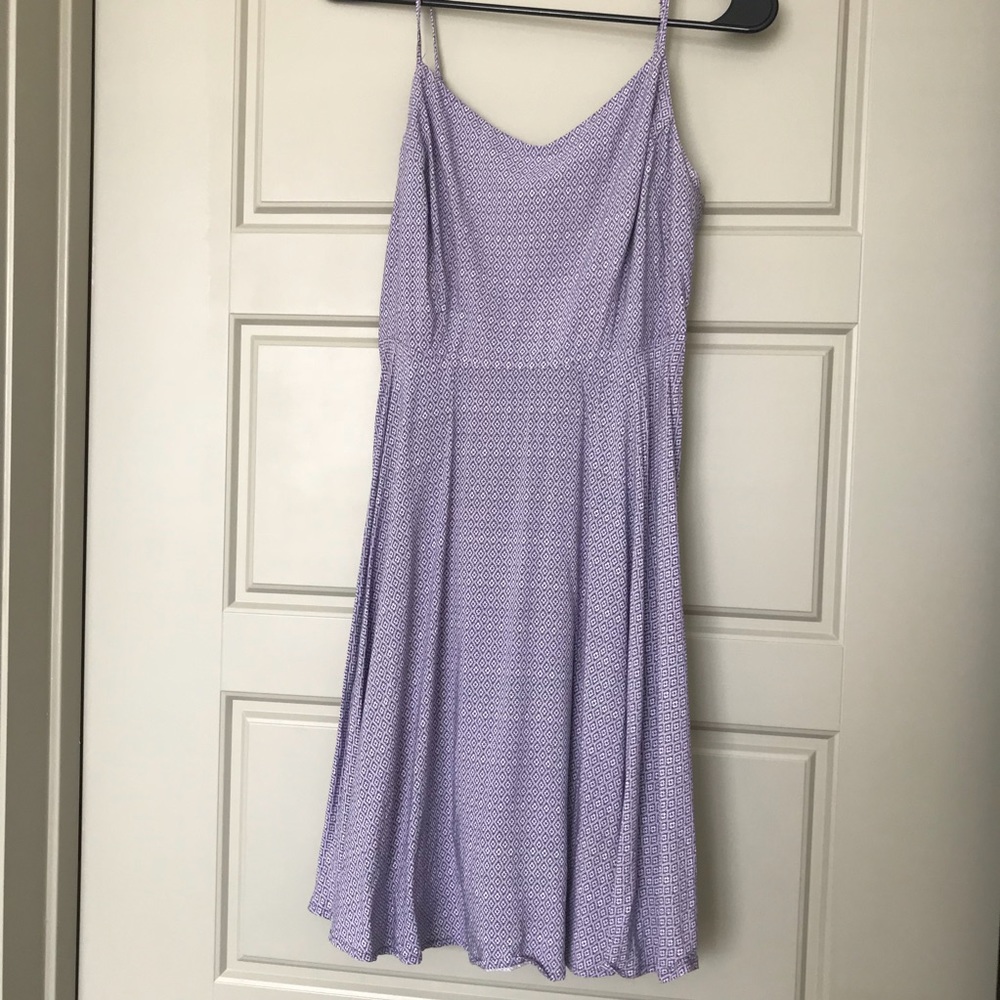 Purple Patterned Sundress