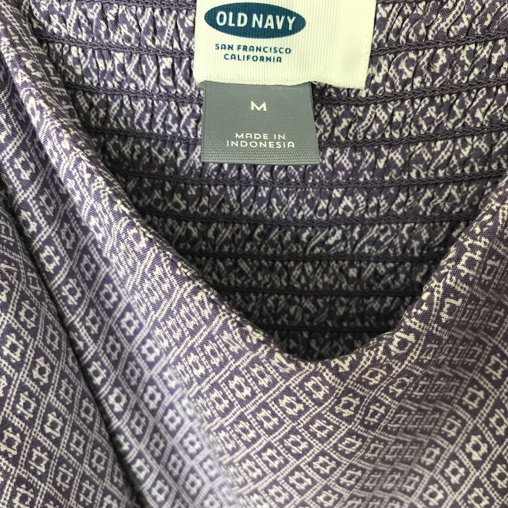 Purple Patterned Sundress - Picture 2 of 5