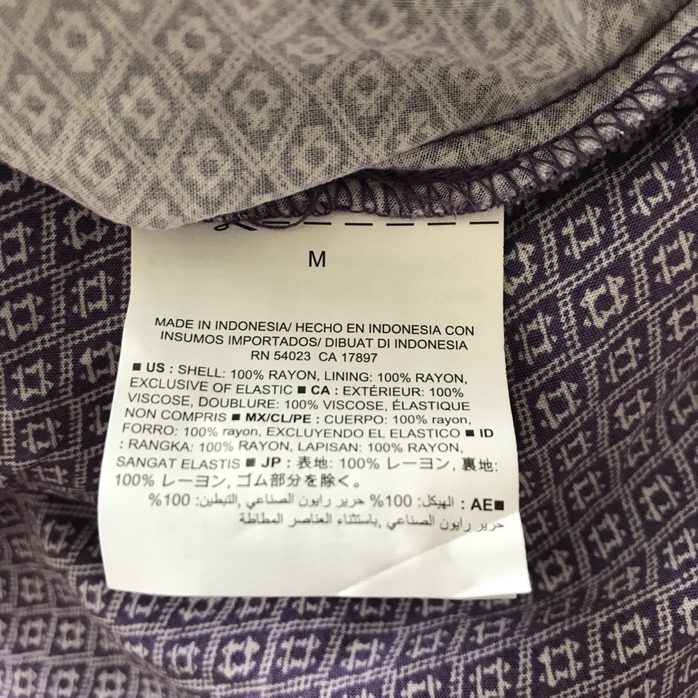 Purple Patterned Sundress - Picture 4 of 5