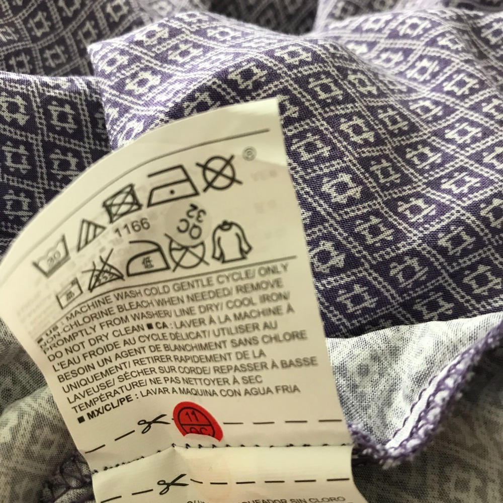 Purple Patterned Sundress - Picture 5 of 5