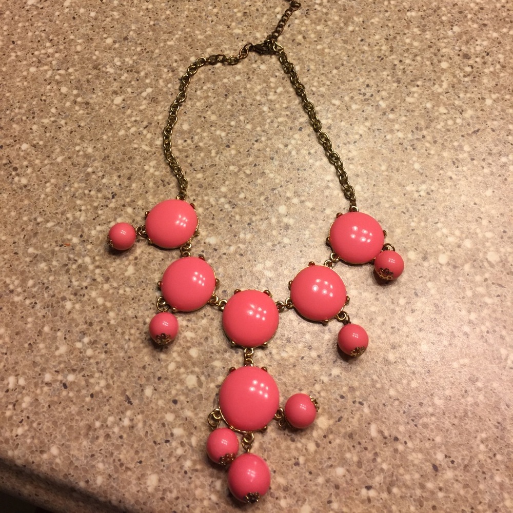 Hot Pink Statement Necklace