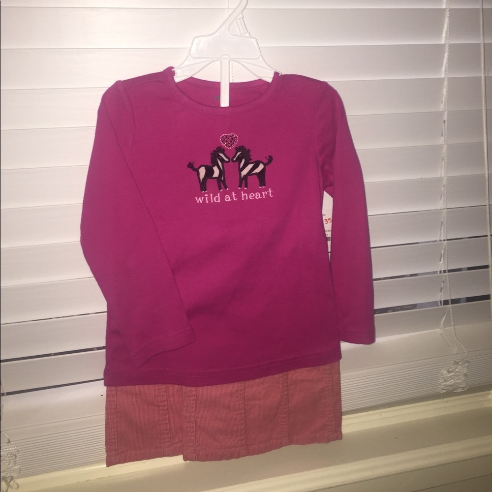 2 Piece Gymboree Shirt and Skirt