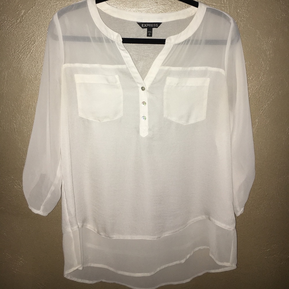 Express top 3/4 sleeves