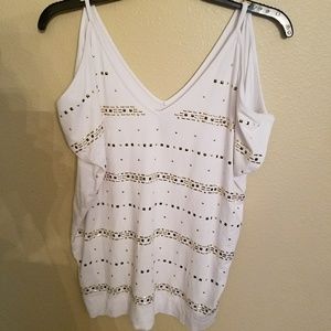 Cache cold shoulder  xs/s  top