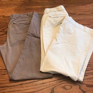 Old Navy low rise khaki Pants
