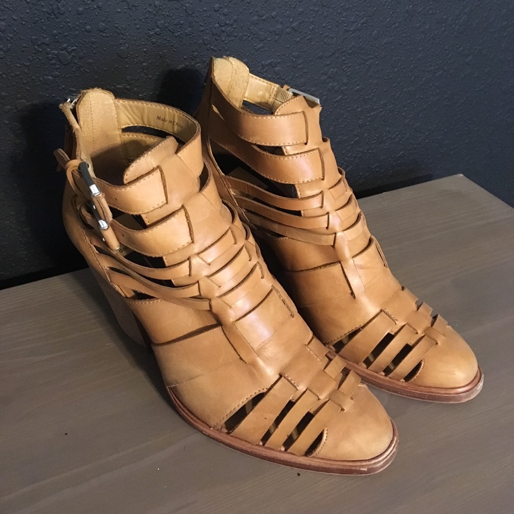 Woven leather Dolce Vita booties- size 7.5