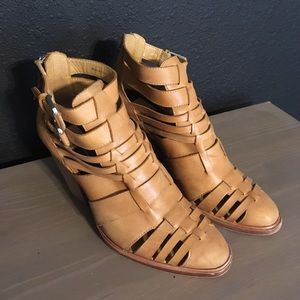 Woven leather Dolce Vita booties- size 7.5
