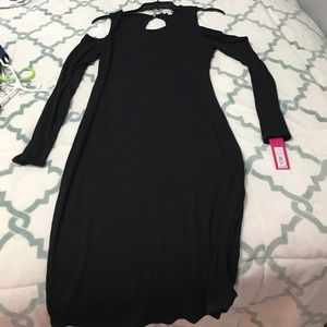 Target Ribbed cold shoulder dress