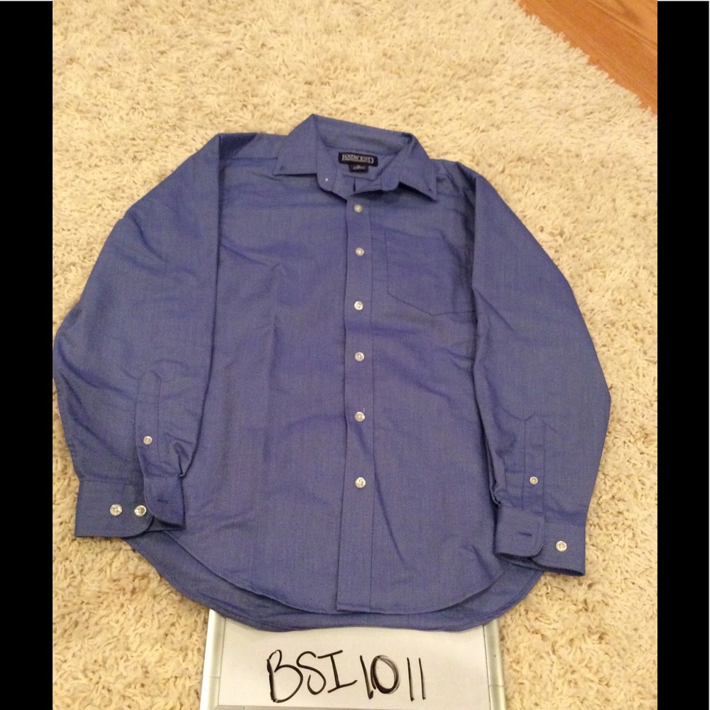 Land`s End Dress Shirt-Boys Size 12 (BSI1011)