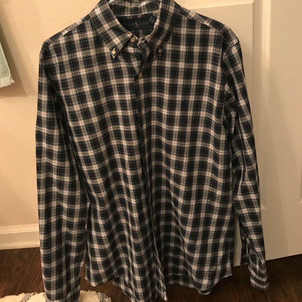 Men's Ralph Lauren button down size Med