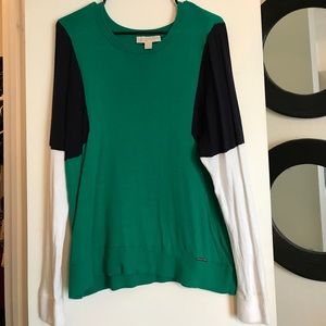 Michael Kors color block sweater