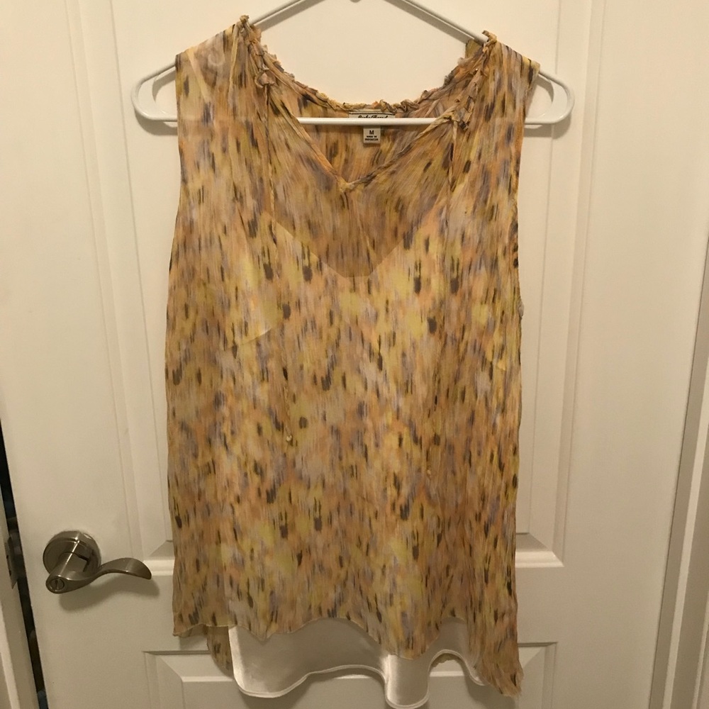 Lucky Brand Confetti print blouse