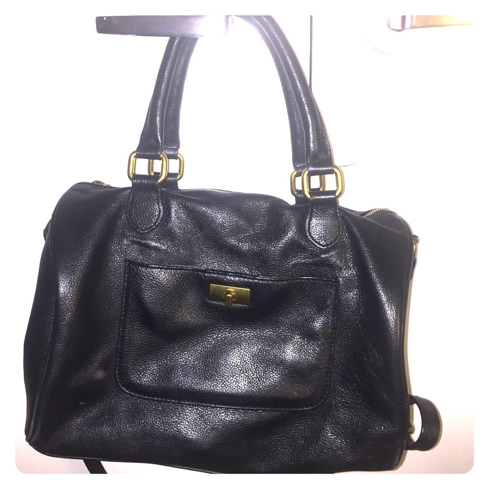 Large JCrew Brompton Bag, Black