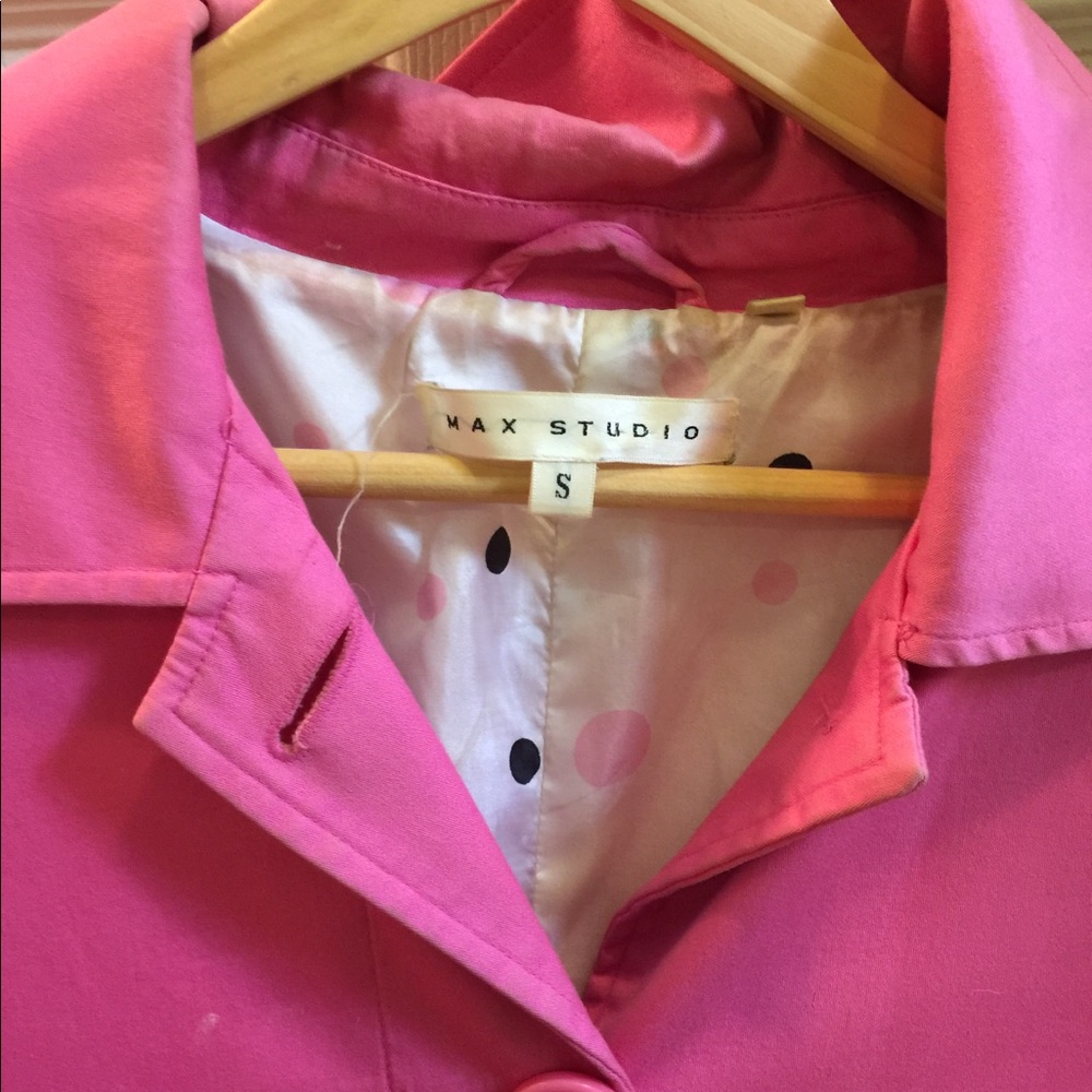 Pink Trench Coat