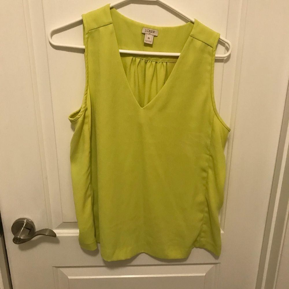 J Crew Sleeveless blouse