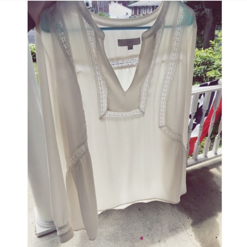 🍂 Loft Peasant Blouse🍁