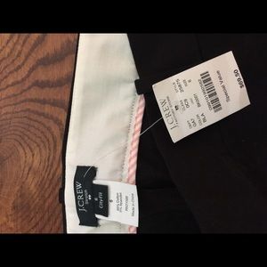 NWT J Crew City Fit Black Pants