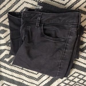 Dark grey rockstar skinny jeans