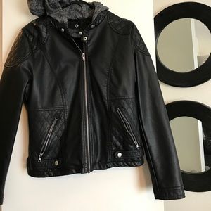 Full Tilt Black leather jacket