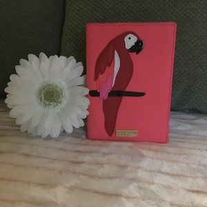 Kate Spade Leather Passport Wallet - Parrot