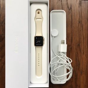 Apple Sport Watch Series 1 Gold/Antique White 38m
