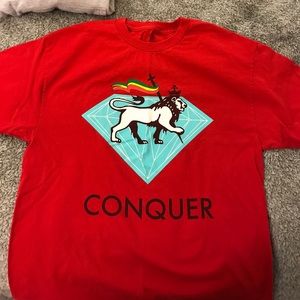 Diamond Supply Co red shirt