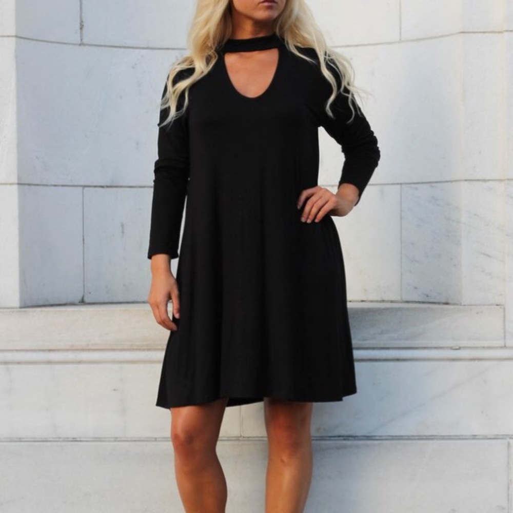 Black Swing Dress