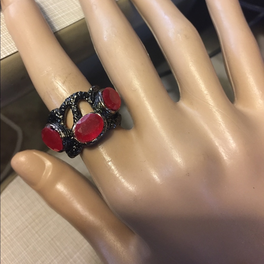 Beautiful Design Stylish Ruby Ring - image 1