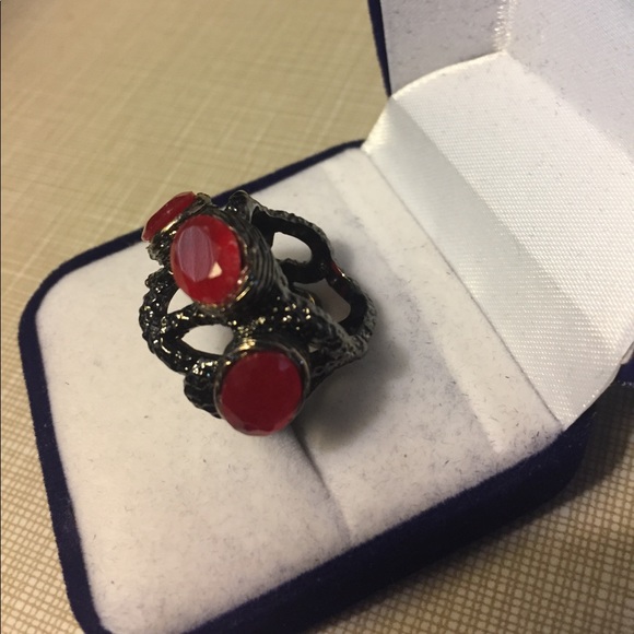 Beautiful design stylish ruby ring - Picture 4 of 8