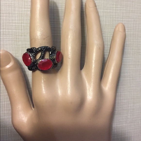 Beautiful design stylish ruby ring - Picture 7 of 8